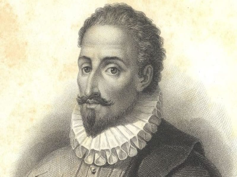 Miguel de Cervantes, escritor y soldado.